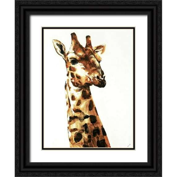 Schicker, Joshua 15x18 Black Ornate Wood Framed with Double Matting Museum Art Print Titled - Safari Series IV