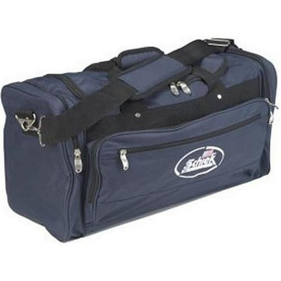 Schiek Deluxe Multi-Compartment Polyester Gym Bag - Medium