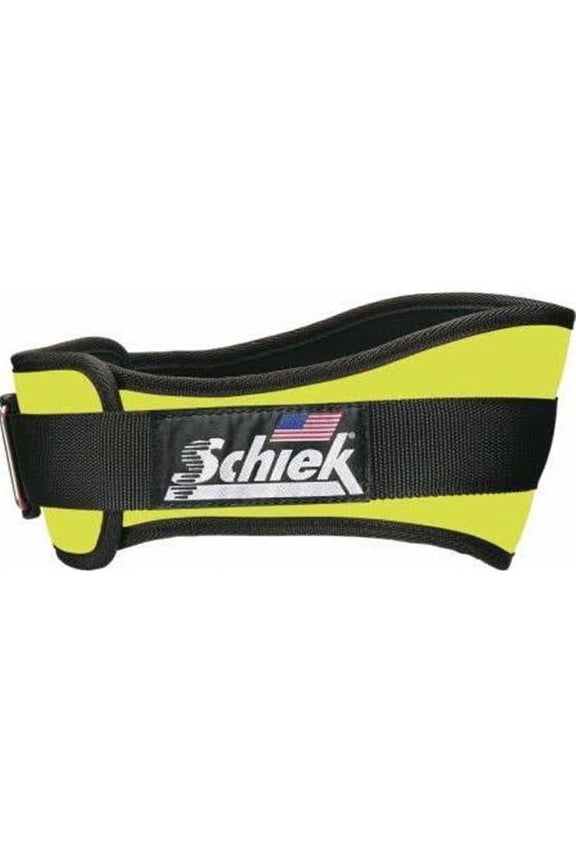 Schiek S-2004YEXXL 4.75 in. Original Nylon Belt, Neon Yellow - 2XL