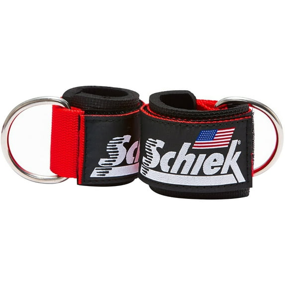 Schiek Sports Model 1700 Neoprene Ankle Straps - Red