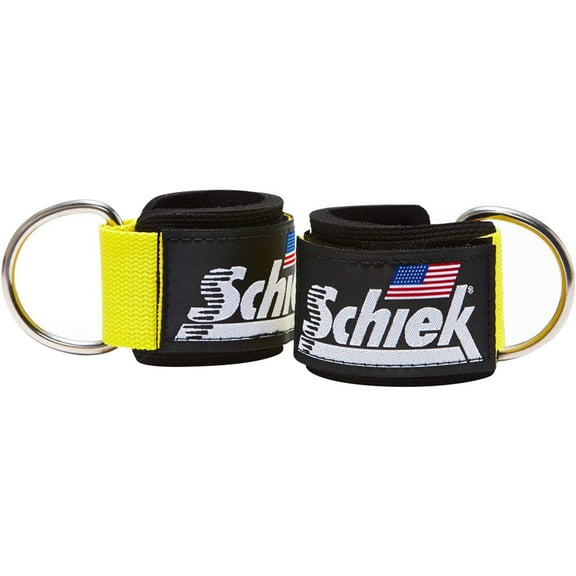 Schiek Sports Model 1700 Neoprene Ankle Straps - Yellow
