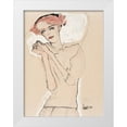 thumbnail image 1 of Schiele, Egon 25x32 White Modern Wood Framed Museum Art Print Titled - Portrait of a Woman, 1 of 4