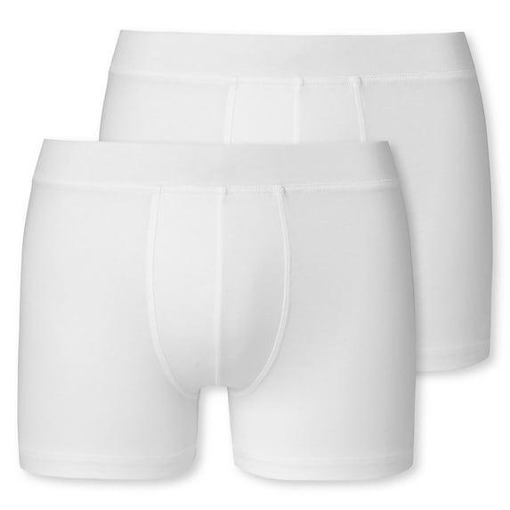 Schiesser Boys Boxer Shorts Cotton White M