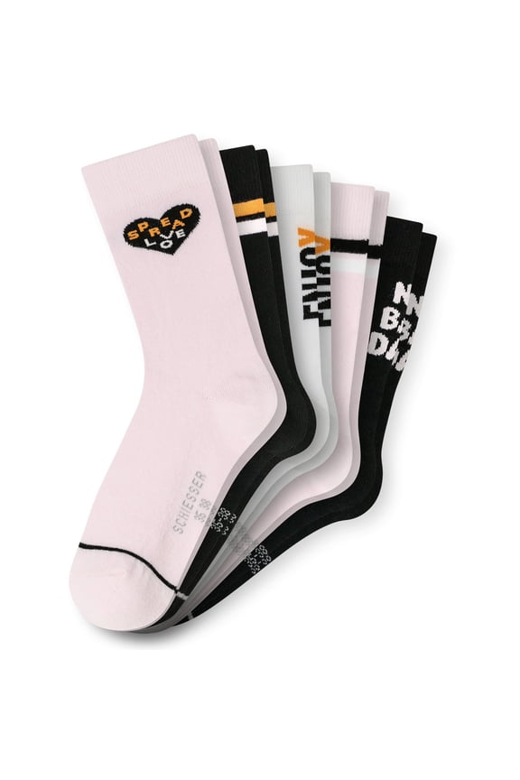 Girls Socks Cotton Pink 2.5-5 Uk