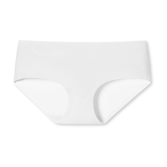 Schiesser Ladies Panty, Invisible Cotton - Single Jersey, Seamless White M (Medium)