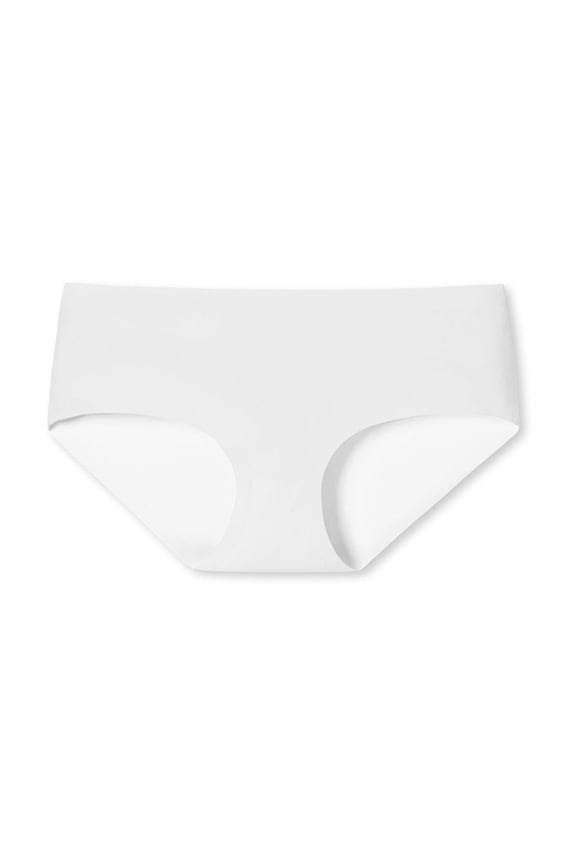 Ladies Panty, Invisible Cotton - Single Jersey, Seamless White M (Medium)