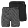 thumbnail image 1 of Schiesser Men Boxer Shorts Cotton Black M, 1 of 5