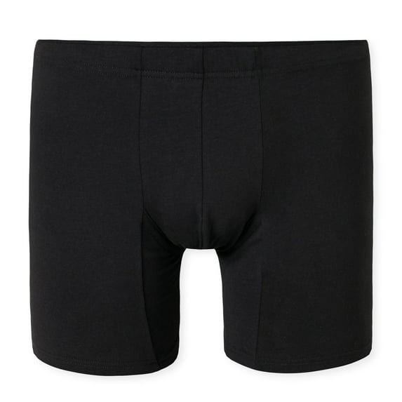 Schiesser Men Boxer Shorts Cotton Black S