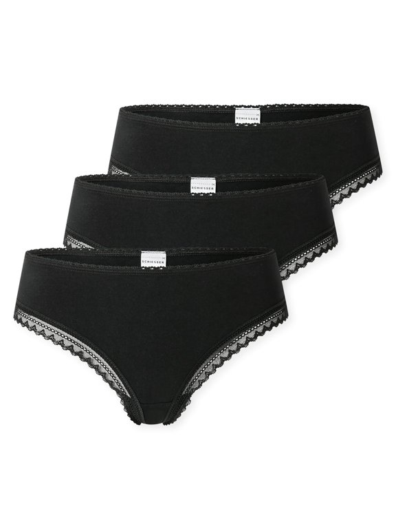 Women String Cotton Black Xl