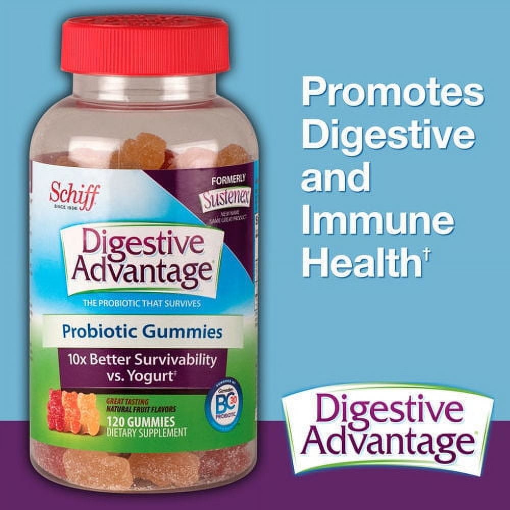 Schiff Digestive Advantage Probiotic, 120 Gummies