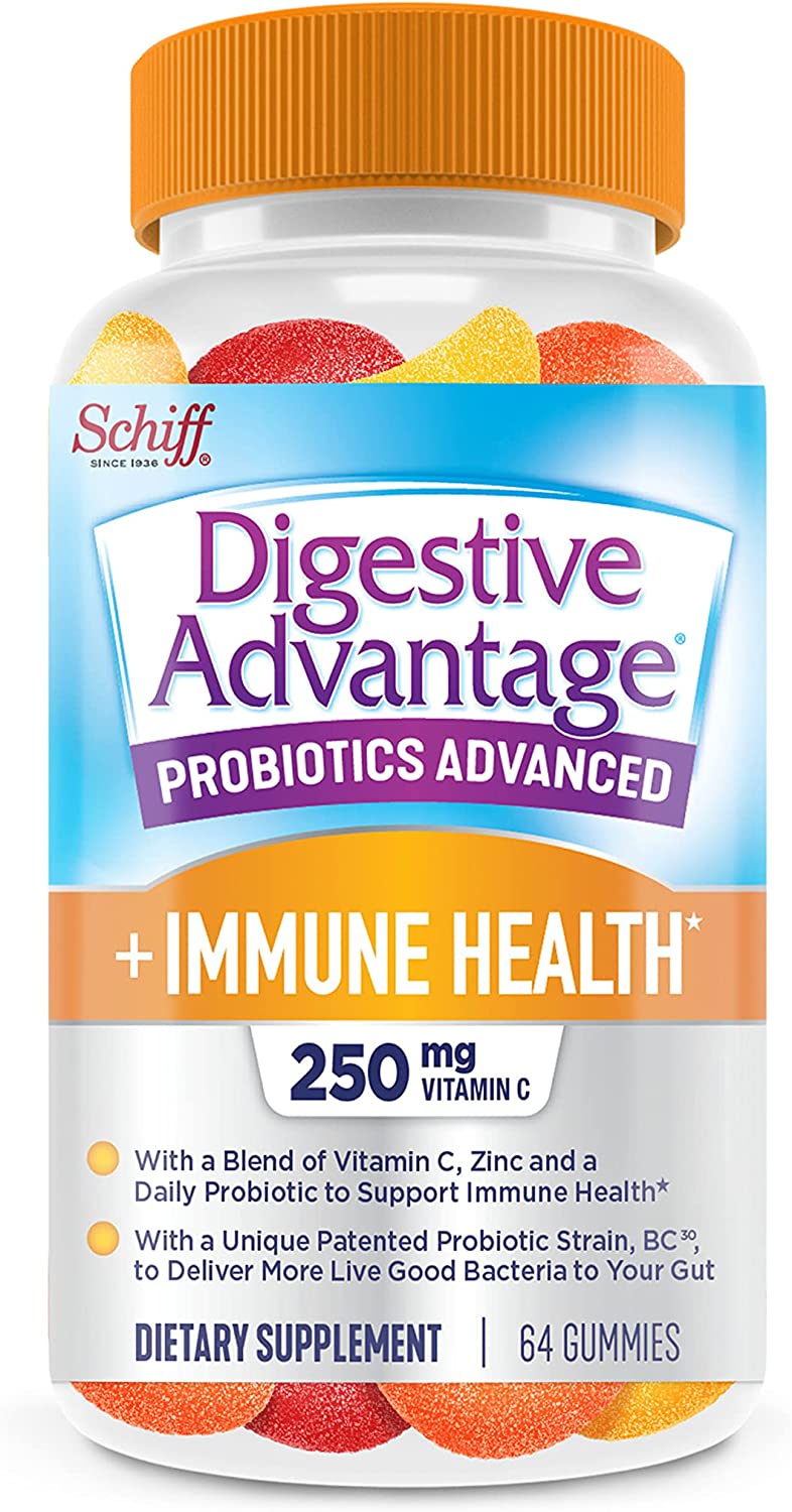 Schiff, Digestive Advantage, Probiotics Advanced + Immune Health