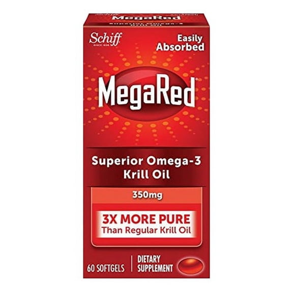 Schiff Megared Omega 3 Krill Oil 300 Mg Softgels - 60 Ea