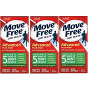  Schiff Move Free Advanced Joint Health مع أقراص الجلوكوزامين والكوندرويتين ، 120 قيراطًا ، 3 عبوات 