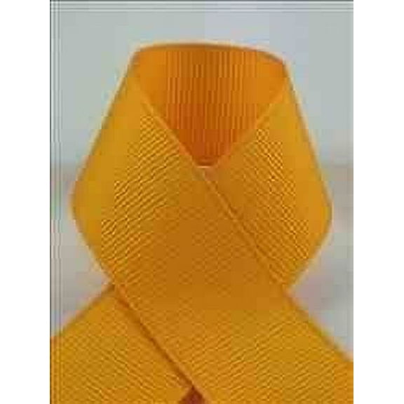 Schiff Ribbons 744-40 Polyester Grosgrain 3-Inch Fabric Ribbons, 20-Yard, Yellow Gold