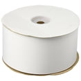 thumbnail image 1 of Schiff Ribbons 744-40 Polyester Grosgrain 3-Inch Fabric Ribbons, 50-Yard, White, 1 of 1