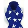 thumbnail image 1 of Schiff Ribbons- Polyester Grosgrain Stars Ribbon- 1 1/2"- Dark Royal/White- 10 yds, 1 of 1