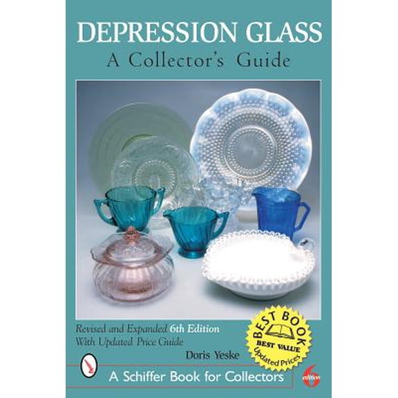 Pre-Owned Schiffer Book for Collectors: Depression Glass : A Collector's Guide (Edition 6) (Paperback)