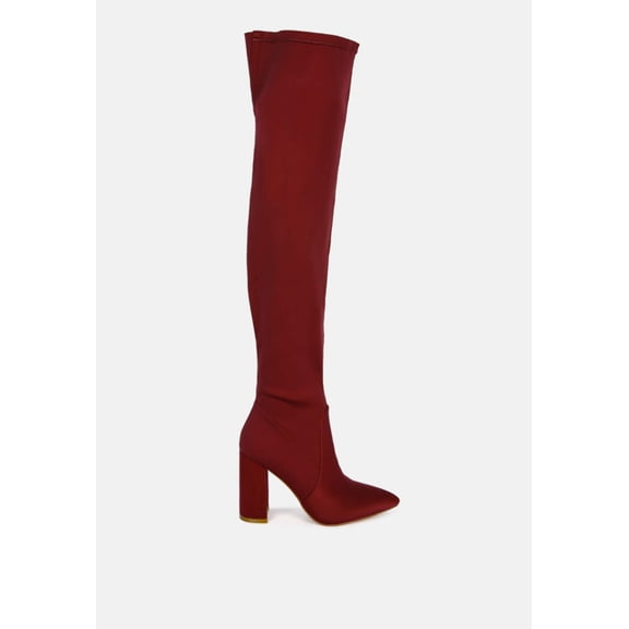 Schiffer High Block Heeled Long Boot