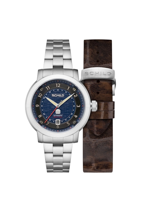 Heinrich Stainless Steel 44mm Swiss Automatic Wristwatch SC-1014-22