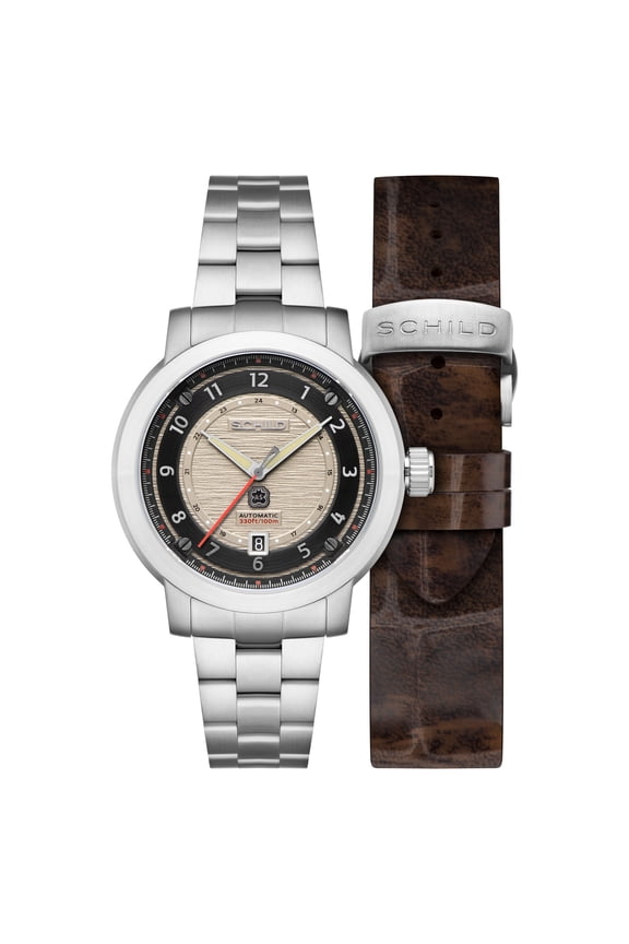 Heinrich Stainless Steel 44mm Swiss Automatic Wristwatch SC-1014-44