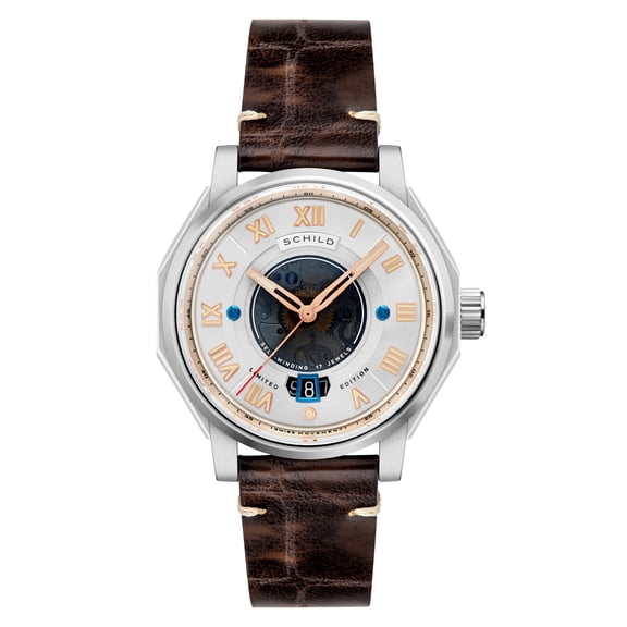 Schild Johann Stainless Steel 43mm Swiss Automatic Wristwatch SC-1003-01