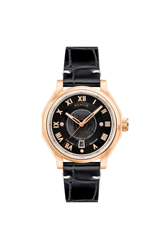 Johann Stainless Steel 43mm Swiss Automatic Wristwatch SC-1003-02