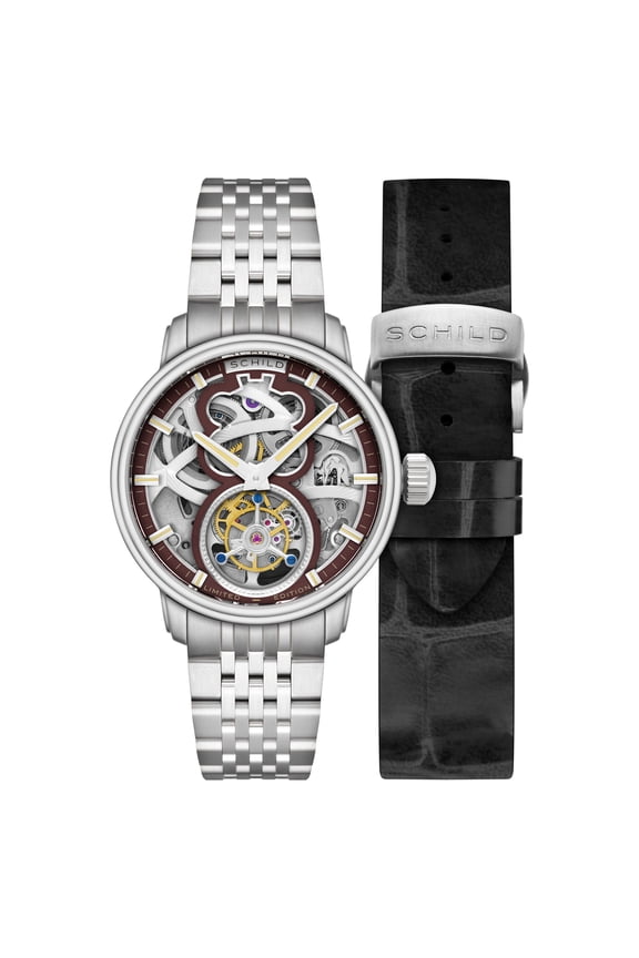 Maximillian Tourbillon Limited Edition Red / Steel Stainless Steel | Red Dial