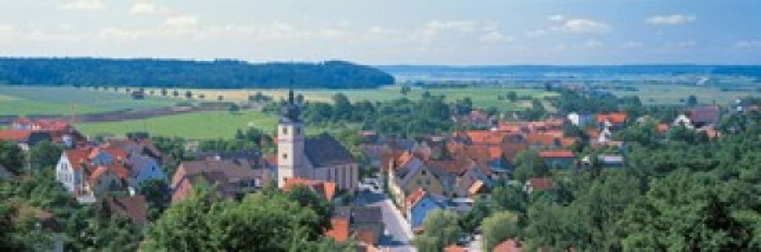 Schillingsfurst Germany Canvas Art - Panoramic Images (36 x 12)