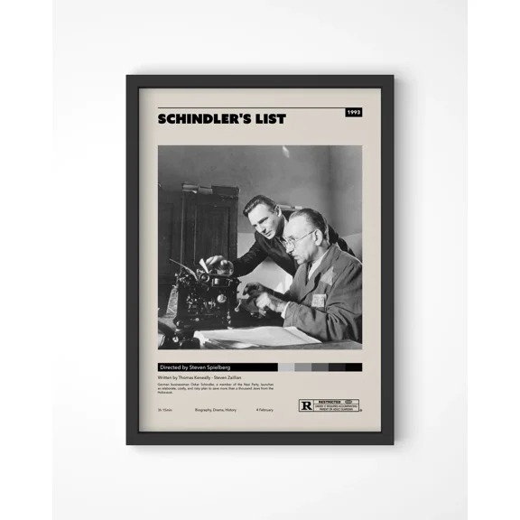 Schindler's List Movie Poster Unframed Size 24''x36'' GooGate