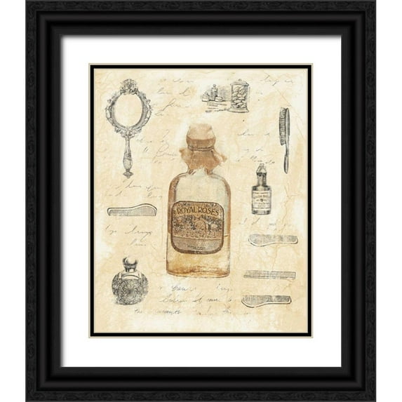 Schippel, Banafshe 20x24 Black Ornate Wood Framed with Double Matting Museum Art Print Titled - Zenobia III