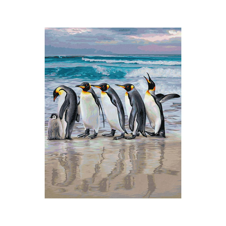Schipper Emperor Penguins Paint by Number Kit 