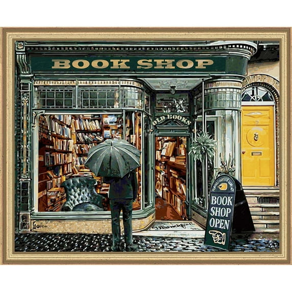 Schipper English Bookshop Kit & Frame Paint-by-Number Kit