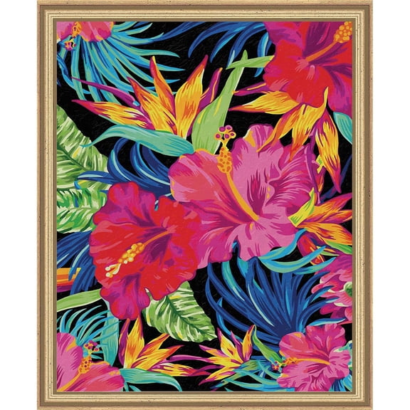 Schipper Exotic Flower Dreams Kit & Frame Paint-by-Number Kit