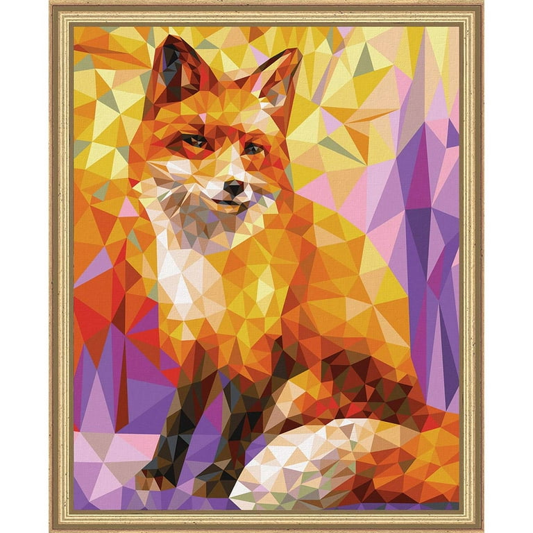 Schipper Fox Polygon Art Paint by Number Kit 