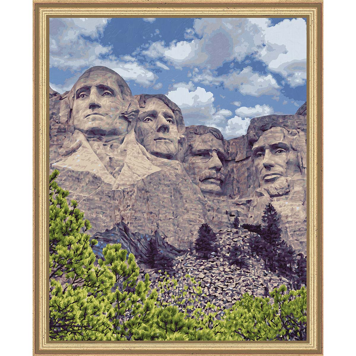 Schipper Mount Rushmore PaintbyNumber Kit