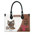 thumbnail image 1 of Schipperke Dog Bag, Personalized Leather Handbags For Women - Personalized Leather Purse with Name - Tote Bags for Mom Grandma - Custom Gifts Ideas for Her, Gift for Dog Lover, 1 of 7