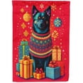 thumbnail image 1 of Schipperke Holiday Christmas Garden Flag 11.25 in x 15.5 in, 1 of 5