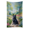 thumbnail image 1 of Schipperke Spring Path Kitchen Towel, 1 of 5