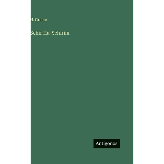 Schir Ha-Schirim, (Hardcover)
