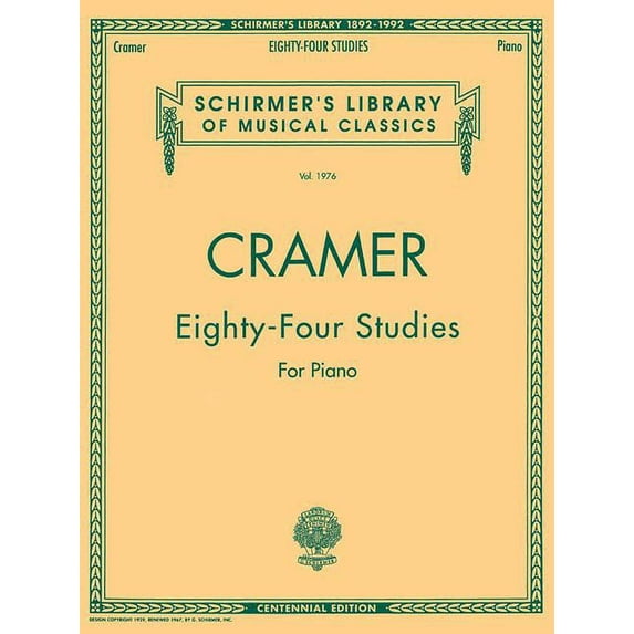 Schirmer's Library of Musical Classics 84 Studies for Piano (Bks. I-IV - Complete): Schirmer Library of Classics Volume 1976 Piano Solo, Book 1976, (Paperback)