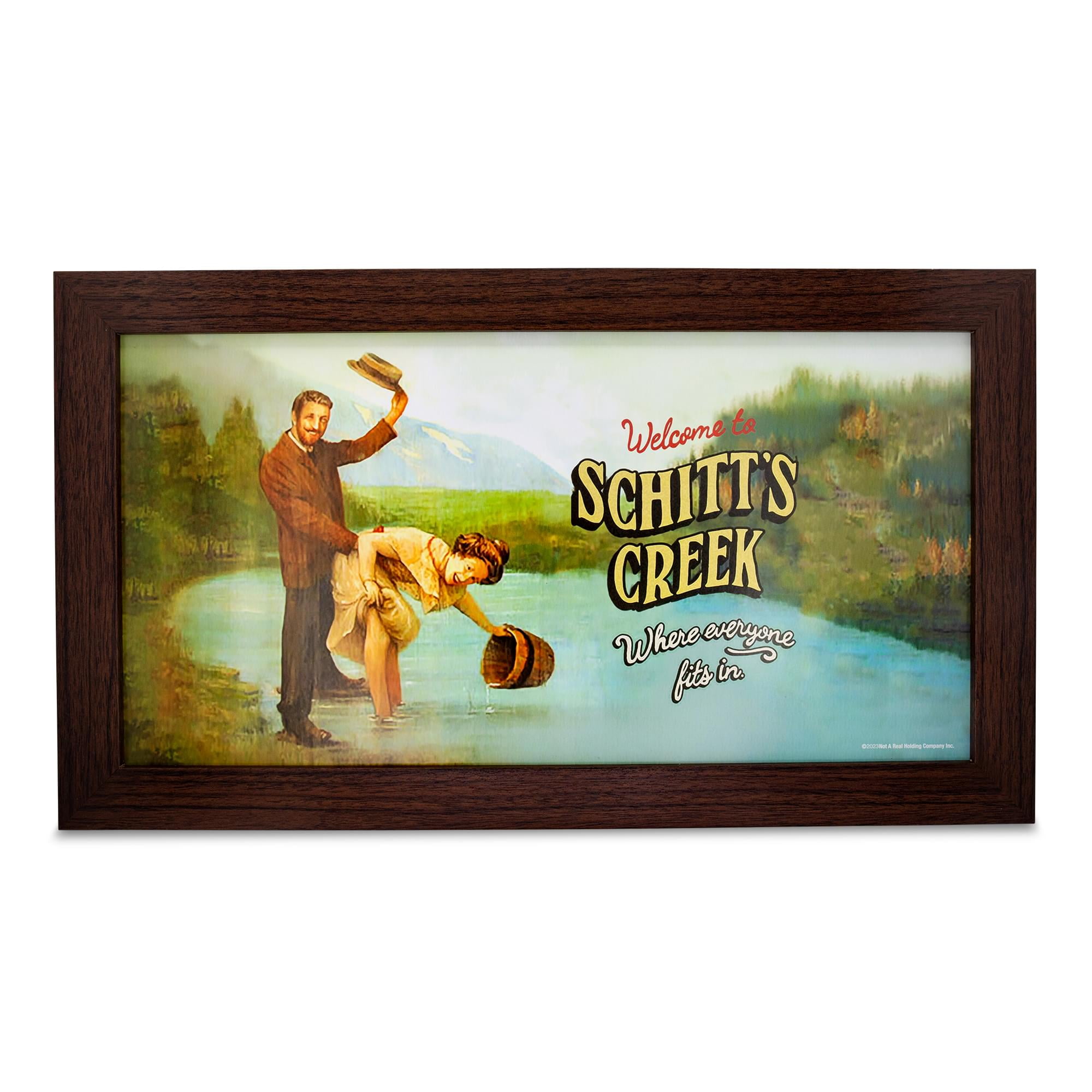 Schitt's Creek Sign Replica Framed MDF Hanging Wall Art 10 x