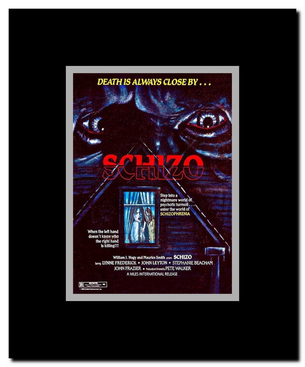 Schizo Framed Movie Poster