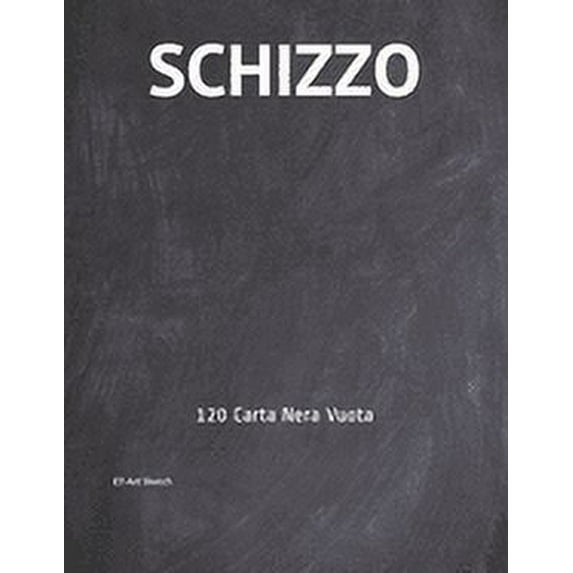 Schizzo : 120 Carta Nera Vuota (Paperback)