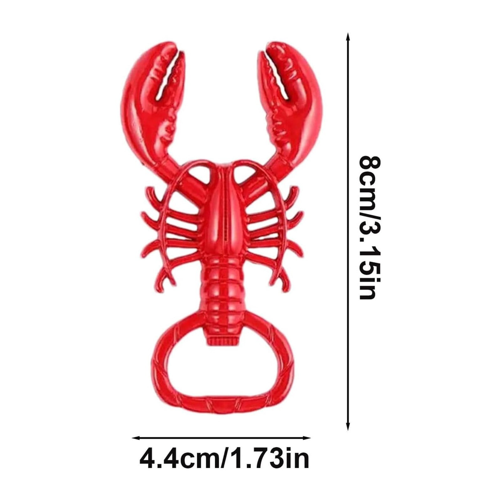 Gatuida Garnelen Schlüsselanhänger - 8 Realistische Krebs-Anhänger Als Niedliche Deko