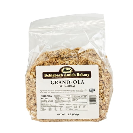 Schlabach Amish Bakery All Natural Grand-Ola Granola, 4-Pack 16 oz. Bags