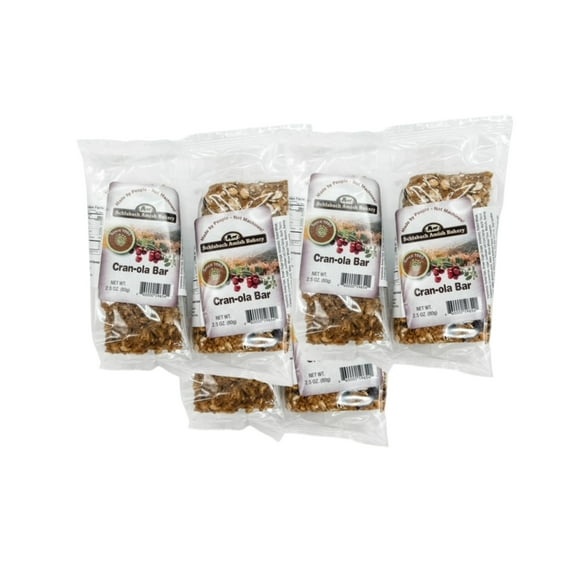 Schlabach Amish Bakery Soft & Chewy Granola Bars, Case Pack of 12/2.8 oz. Bars -Cran-ola