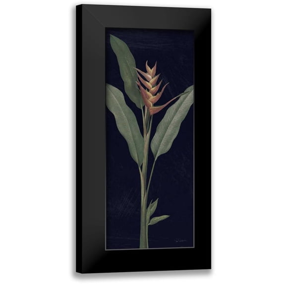 Schlabach, Sue 10x18 Black Modern Framed Museum Art Print Titled - Dramatic Tropical IV Light Crop