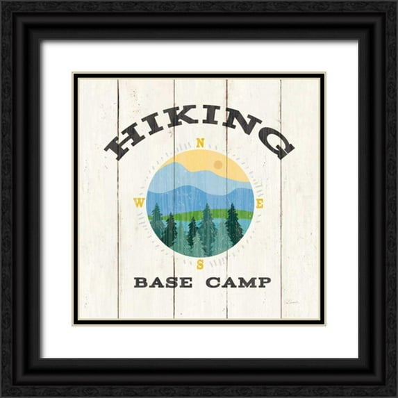 Schlabach, Sue 12x12 Black Ornate Wood Framed with Double Matting Museum Art Print Titled - Cabin Life XV