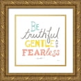 thumbnail image 1 of Schlabach, Sue 12x12 Gold Ornate Wood Framed with Double Matting Museum Art Print Titled - Be Truthful, 1 of 4