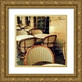 thumbnail image 1 of Schlabach, Sue 12x12 Gold Ornate Wood Framed with Double Matting Museum Art Print Titled - Paris Bistro Letter, 1 of 4